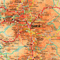 náhled Jemen (Yemen) nástěnná mapa 125x88 GIZI