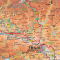 náhled Kavkaz (Caucasus) nást. mapa 117x83 cm GIZI