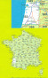 náhled IGN 152 Bordeaux, Mont de Marsan 1:100t mapa IGN