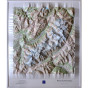 náhled Massif du Mont Blanc reliéfní mapa 1:56.000 IGN