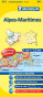náhled Alpes-Maritimes (Francie), mapa 1:150 000, MICHELIN