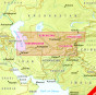 náhled Střední Asie (Central Asia) 1:1,75m mapa Nelles