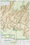 náhled Grand Canyon, Bright Angel národní park (Arizona) turistická mapa GPS komp. NGS