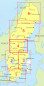 náhled Švédsko Střed #4 1:250t mapa NORSTEDTS