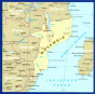 náhled Mosambik (Mozambique), Malawi 1:1,2m mapa RKH
