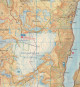 náhled Folgefonna - Hardagerfjorde 1:100.000 mapa (Norsko) #2431