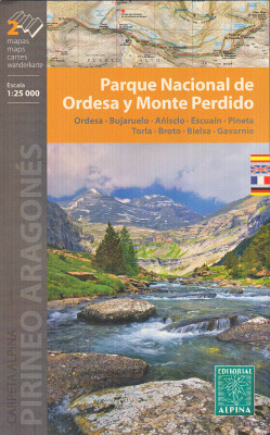 Ordesa & M.Perdido 1:25t mapa Alpina