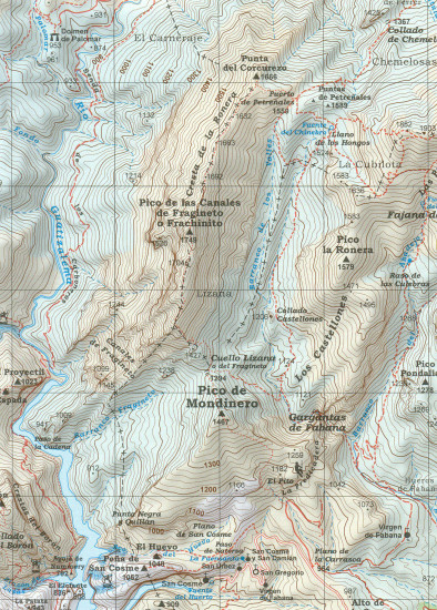 detail Sierra de Guara NP 1:40t mapa ALPINA