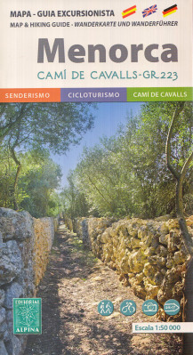 Menorca (Menorka) 1:50.000 mapa a průvodce ALPINA