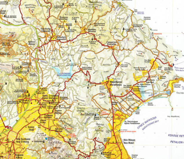 detail Evia Skyros (Řecko) 1:110t, cestovní mapa ANAVASI