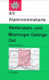 náhled Wetterstein- und Mieminger Gebirge Východ 1:25 000, turistická mapa, Alpenverein