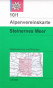 náhled Steinernes Meer 1:25 000, turistická mapa letní a zimní, Alpenverein #10/1