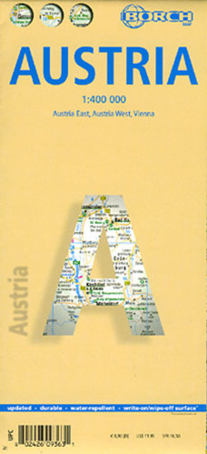 Rakousko (Austria) 1:400t mapa Borch