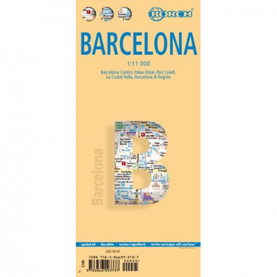 detail Barcelona 1:11t mapa Borch