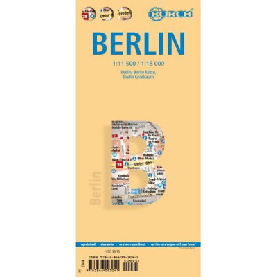 Berlin 1:15 000 mapa Borch