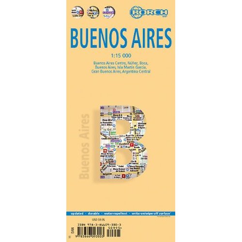 detail Buenos Aires 1:15t mapa Borch