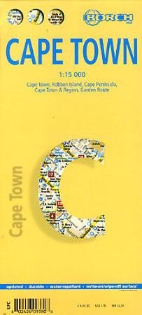 detail Kapské město (Cape Town) 1:15t mapa Borch