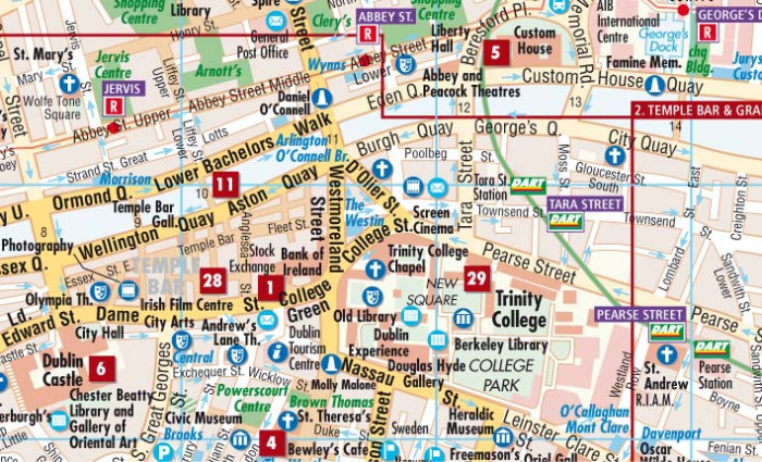 detail Dublin 1:12t mapa Borch