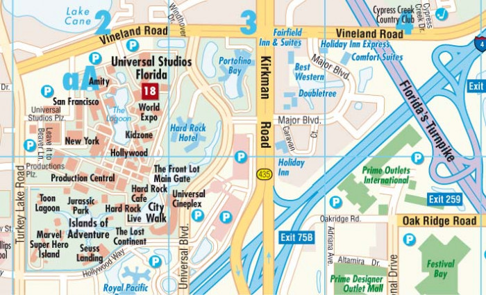 detail Orlando 1:11t mapa Borch
