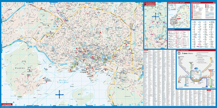 detail Oslo 1:11 000 mapa Borch