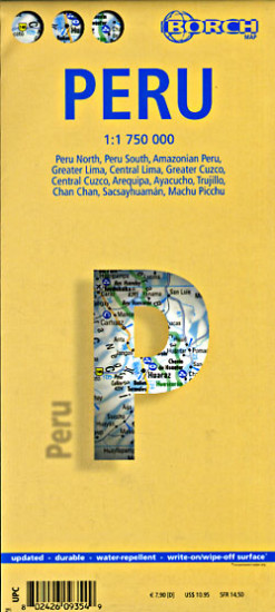detail Peru 1:1,75m mapa Borch