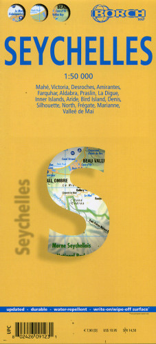 Seychely (Seychelles) 1:50t mapa Borch