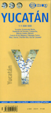 Yucatán 1:1m mapa Borch