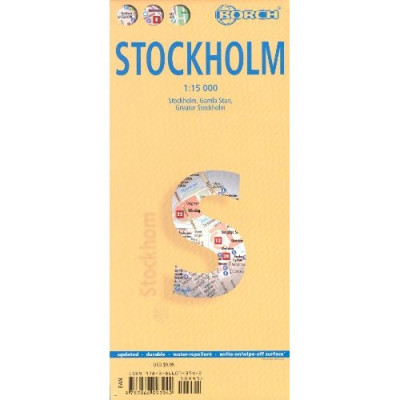 Stockholm 1:15t mapa Borch