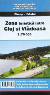 Region of Cluj and Vladeasa (´Kalotaszeg´) 1:70t turistická mapa DIMAP
