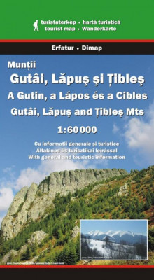 Muntii Gutai, Lapus and Tibles 1:60t turistická mapa DIMAP