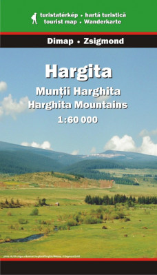 Harghita 1:60t turistická mapa DIMAP