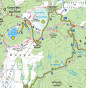 náhled Jezero Sv.Anna a okolí 1:35t turistická mapa DIMAP