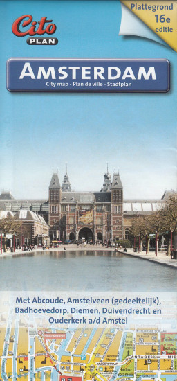 detail Amsterodam (Amsterdam) 1:13,5t plán města CITOPLAN