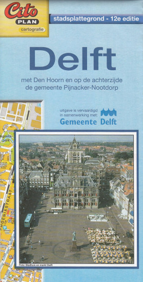 detail Delft plán města a okolí CITOPLAN