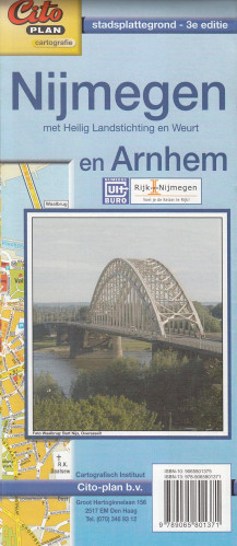 Nijmegen plán města a okolí CITOPLAN