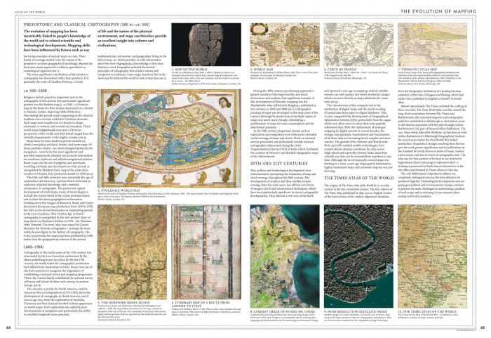 detail The Times Comprehensive Atlas of the World 14th edition