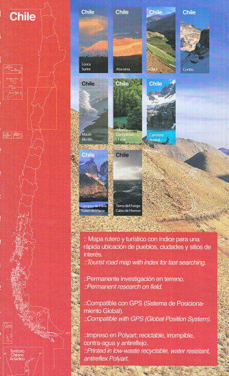 detail Chile #3, Copiapó Elqui 1:400.000 cestovní mapa COMPASS