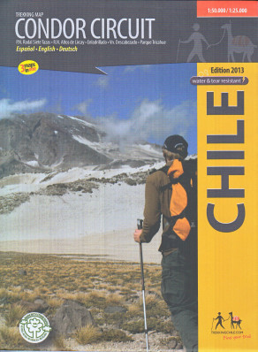 Chile - Condor Circuit 1:25t/50t turistická mapa COMPASS