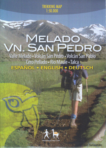 Chile - Melado, Vn. San Pedro 1:50t turistická mapa COMPASS