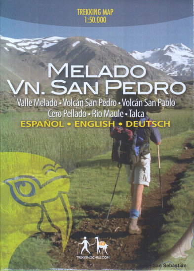 detail Chile - Melado, Vn. San Pedro 1:50t turistická mapa COMPASS