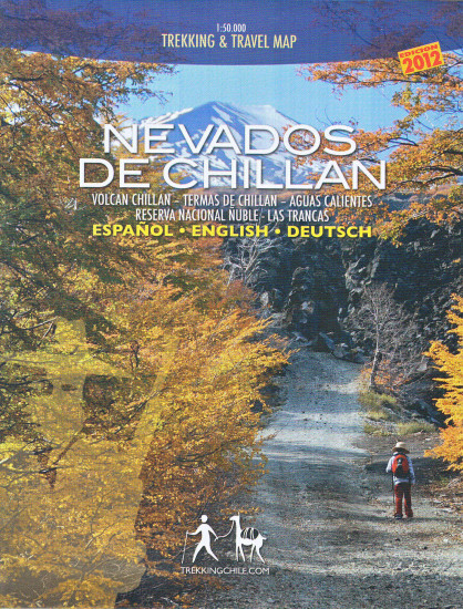 detail Chile - Nevados de Chillán 1:50t turistická mapa COMPASS