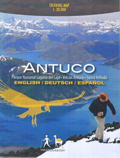 detail Chile - Antuco 1:30t turistická mapa COMPASS