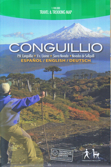 detail Chile - Conguillio 1:100t turistická mapa COMPASS