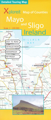 Mayo & Sligo county 1:100.000 mapa (Irsko)