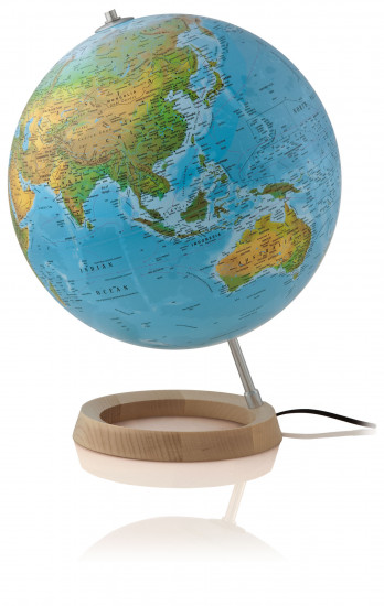 detail Globus zeměpisný s osou 30 cm
