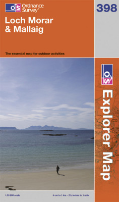 Loch Morar / Mallaig 1:25.000 turistická mapa OS #398