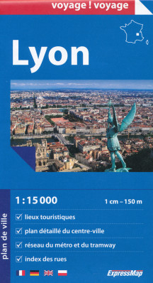 Lyon plán města 1:15t ExpressMap