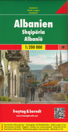 detail Albánie (Albania) 1:200t automapa FB