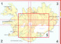 náhled Island Střed #5 1:250t mapa FERDAKORT