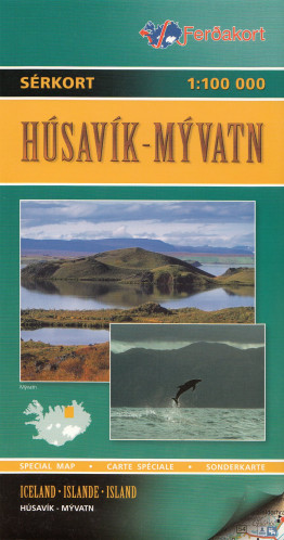 Husavik, Myvatn (Island) 1:100t mapa FERDAKORT